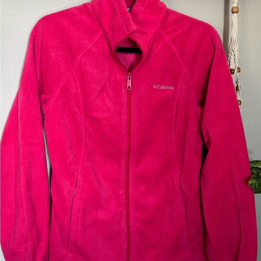 Columbia Pink Fleece Jacket - Picture 2 of 3